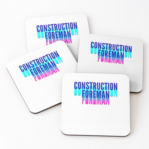 Item preview, Construction Foreman With Long Gradient Shadow designed and sold by SVPOD.