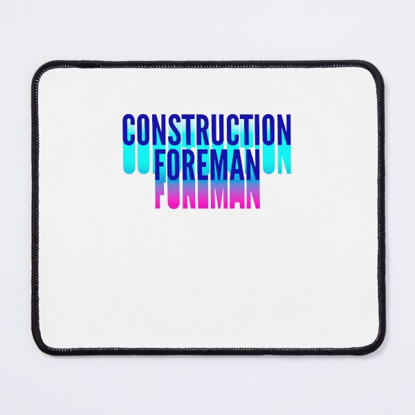 Item preview, Construction Foreman With Long Gradient Shadow designed and sold by SVPOD.