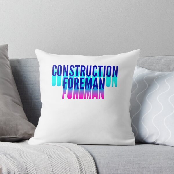 Item preview, Construction Foreman With Long Gradient Shadow designed and sold by SVPOD.