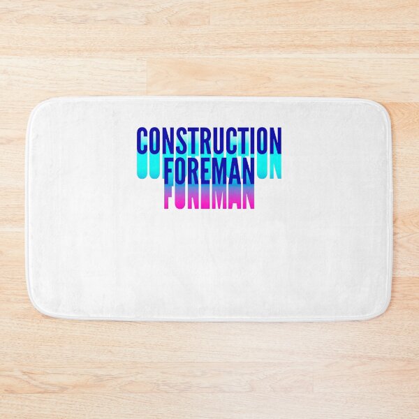 Item preview, Construction Foreman With Long Gradient Shadow designed and sold by SVPOD.