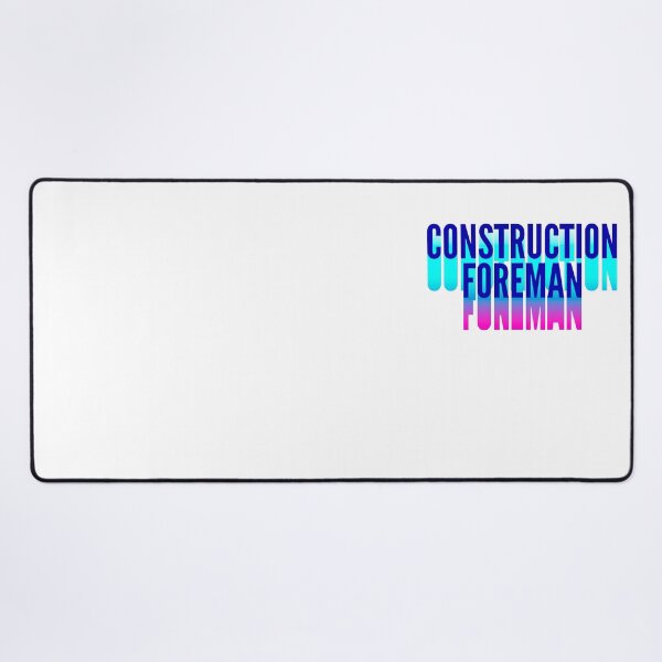 Item preview, Construction Foreman With Long Gradient Shadow designed and sold by SVPOD.