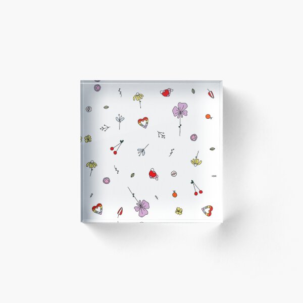 Ramona Pattern Acrylic Block