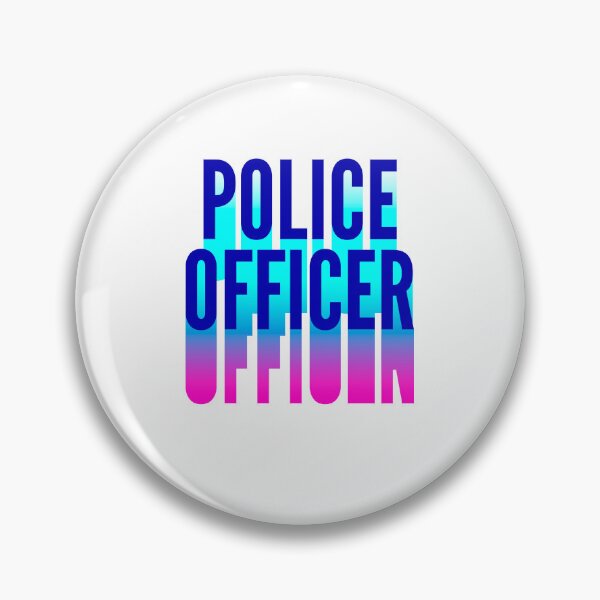 Item preview, Police Officer With Long Gradient Shadow designed and sold by SVPOD.