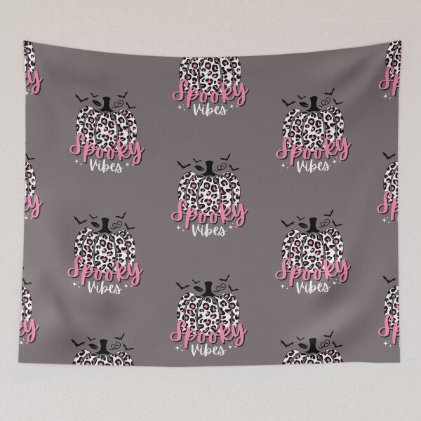 Item preview, Spooky vibes, cool leopard pumkin design designed and sold by reka88.