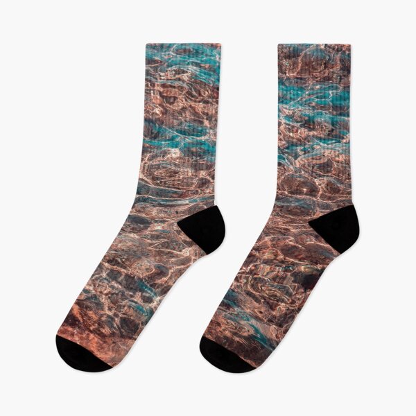 Item preview, Sophisticated Layered Patterns in Burnt Umber with Teal Accents - Take Four designed and sold by Georgia Mizuleva.