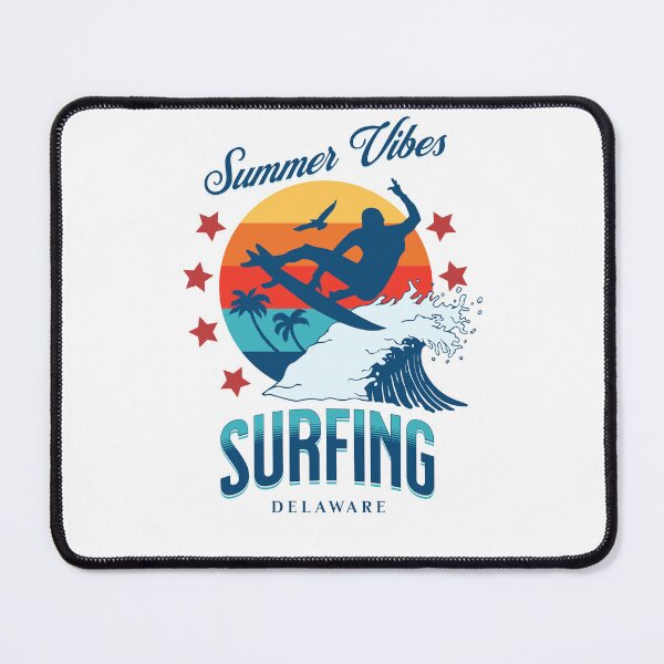 Item preview, Summer Vibes Surfing Delaware USA designed and sold by gratefulshop.