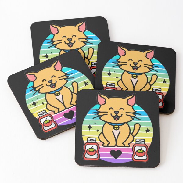 Item preview, Cat Ketchup funny-Chup Funny Food Pun designed and sold by Trucker10.