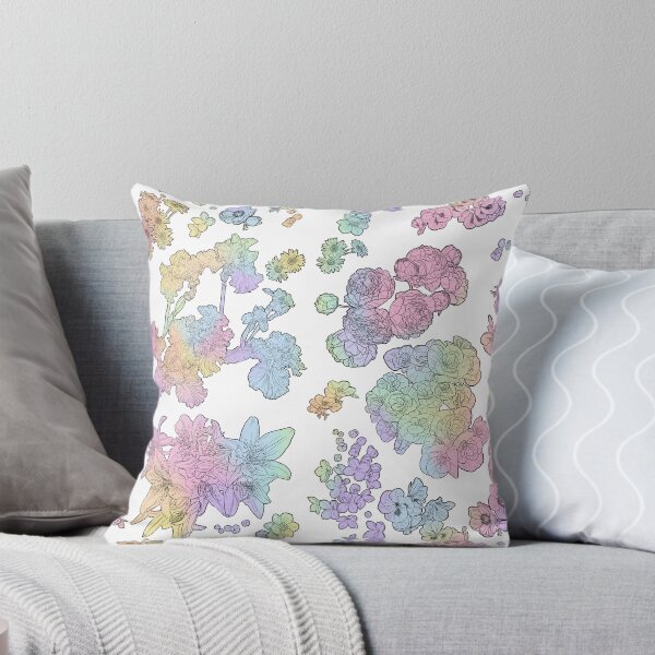 Item preview, Rainbow gradient flowers designed and sold by cecilarts.