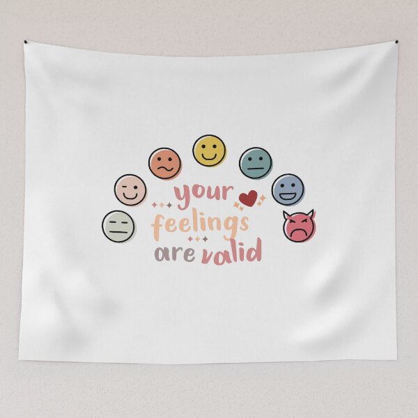 Item preview, your feelings are valid designed and sold by Zakaria-4.