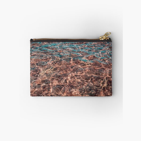 Item preview, Sophisticated Layered Patterns in Burnt Umber with Teal Accents - Take One designed and sold by Georgia Mizuleva.