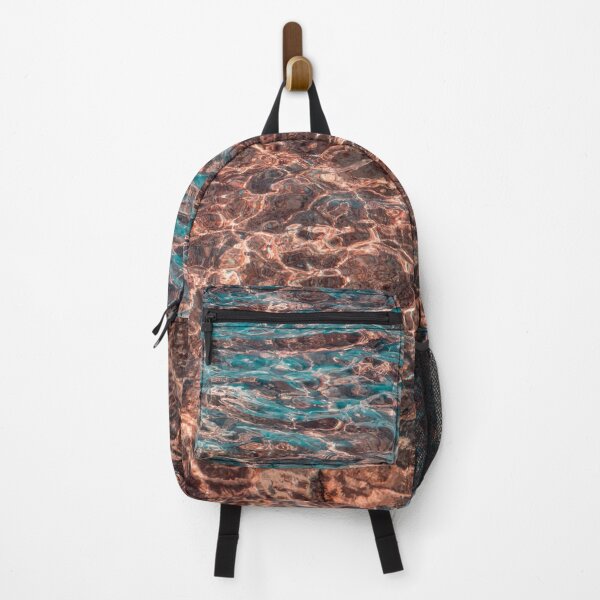 Item preview, Sophisticated Layered Patterns in Burnt Umber with Teal Accents - Take One designed and sold by Georgia Mizuleva.