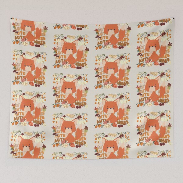 Item preview, Autumn Vibes Cute Fox Design For Fall Lovers designed and sold by TrulyEpoque.