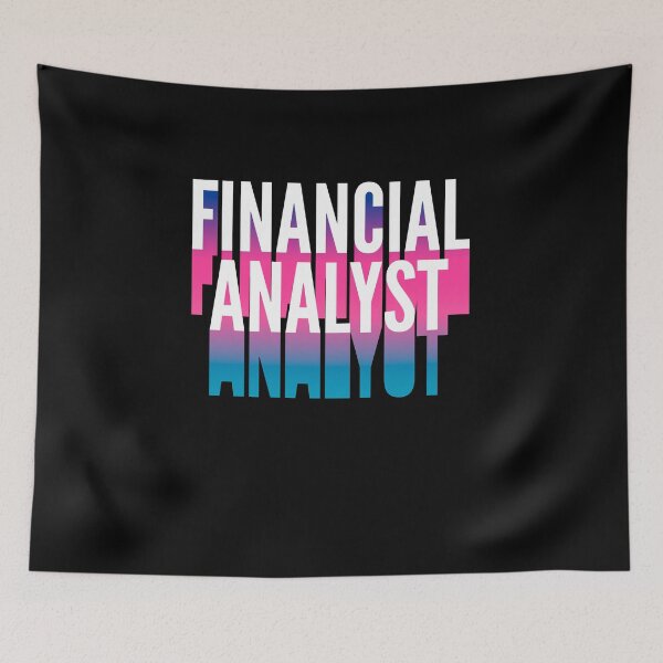Item preview, Financial analyst With Long Gradient Shadow designed and sold by SVPOD.