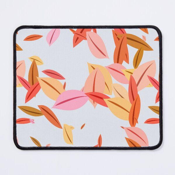 Item preview, Colored pink autumn leaves illustration designed and sold by softpixel.