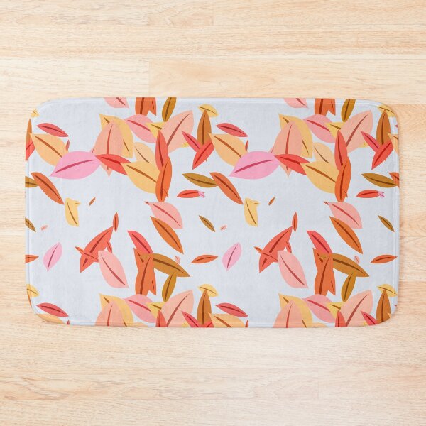 Item preview, Colored pink autumn leaves illustration designed and sold by softpixel.
