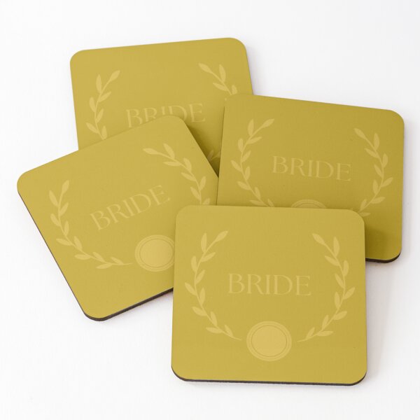 Item preview, Bride Gold Laurel Wreath with Sun Plate on Gold Foil background Wedding by Voluting designed and sold by WeddingVoluting.