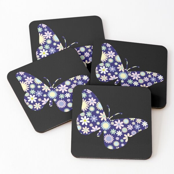 Item preview, Light Blue Butterfly Floral Mandala designed and sold by Design-Maniya.