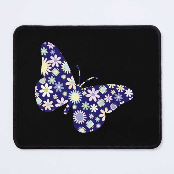 Item preview, Light Blue Butterfly Floral Mandala designed and sold by Design-Maniya.