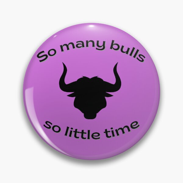Item preview, So many bulls, so little time in purple designed and sold by KeikoandSarge.