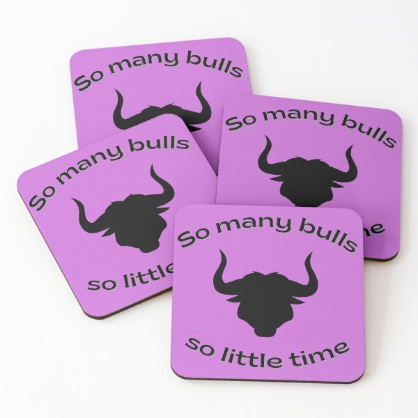 Item preview, So many bulls, so little time in purple designed and sold by KeikoandSarge.
