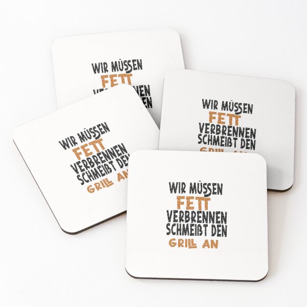 Item preview, Wir müssen Fett verbrennen schmeißt den Grill an  designed and sold by toufikpromo.