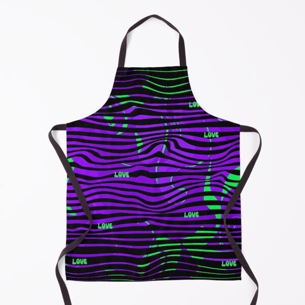 Item preview, Purple and Neon green abstract pattern designed and sold by Itzjustlife.