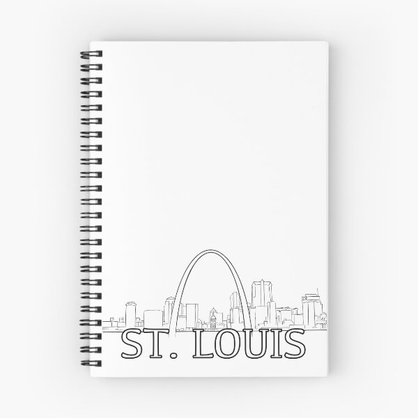 Item preview, Line outline of the St. Louis Skyline - WelshDesigns designed and sold by welshdesigns.