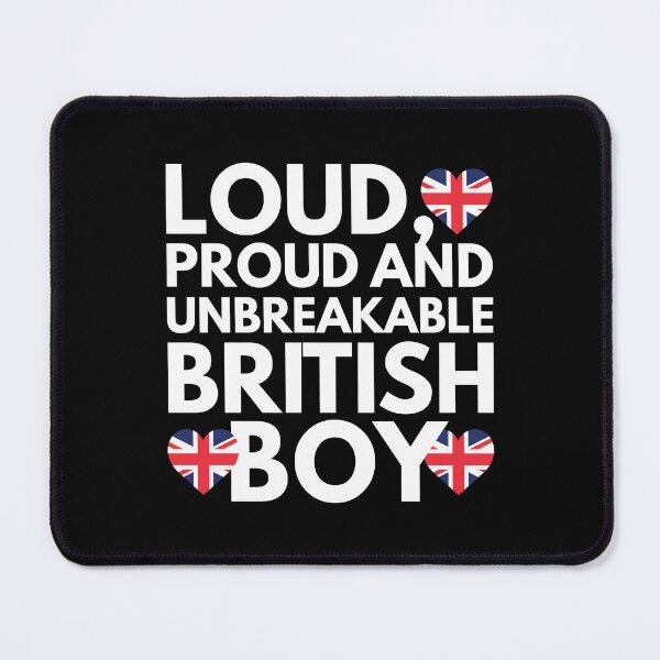 Item preview, I am British Boy Loud, Proud and Unbreakable designed and sold by HelloFromAja.