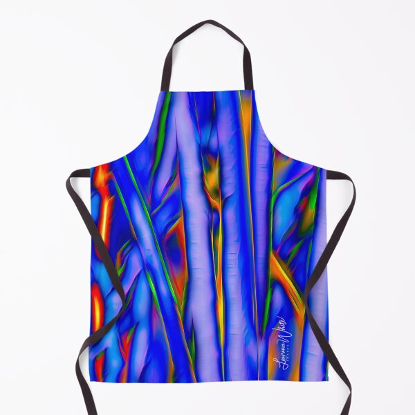 Item preview, Indigo Cattail Forest -Native Plant Floral Collage designed and sold by Lawrence White.