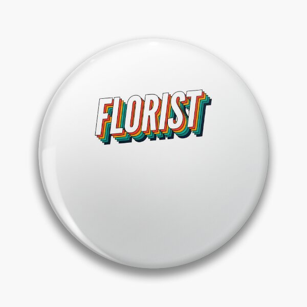 Artikelvorschau, Florist Retro Vintage Label für den besten Floristen entworfen und verkauft von SVPOD.