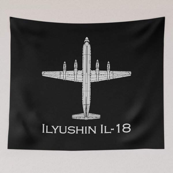 Item preview, The Ilyushin Il-18 Model Design designed and sold by avionbubble.