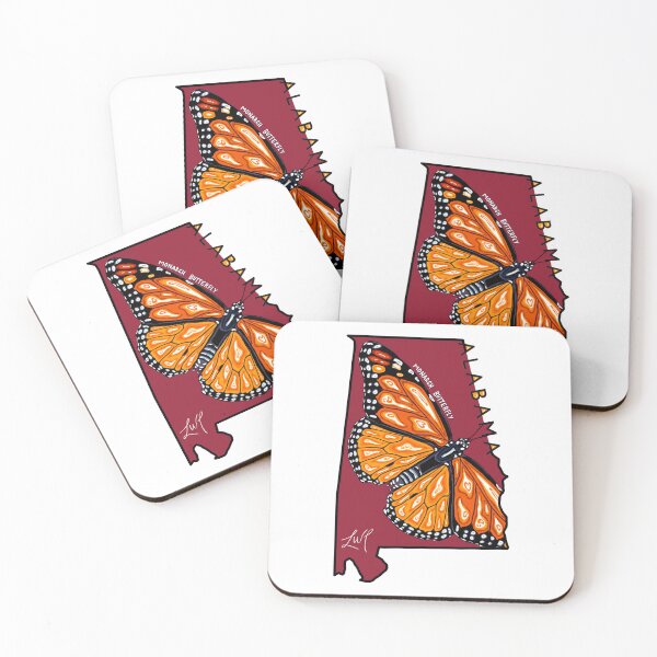 Item preview, Alabama State Butterfly - The Monarch designed and sold by Lacy Wolff Ewing.