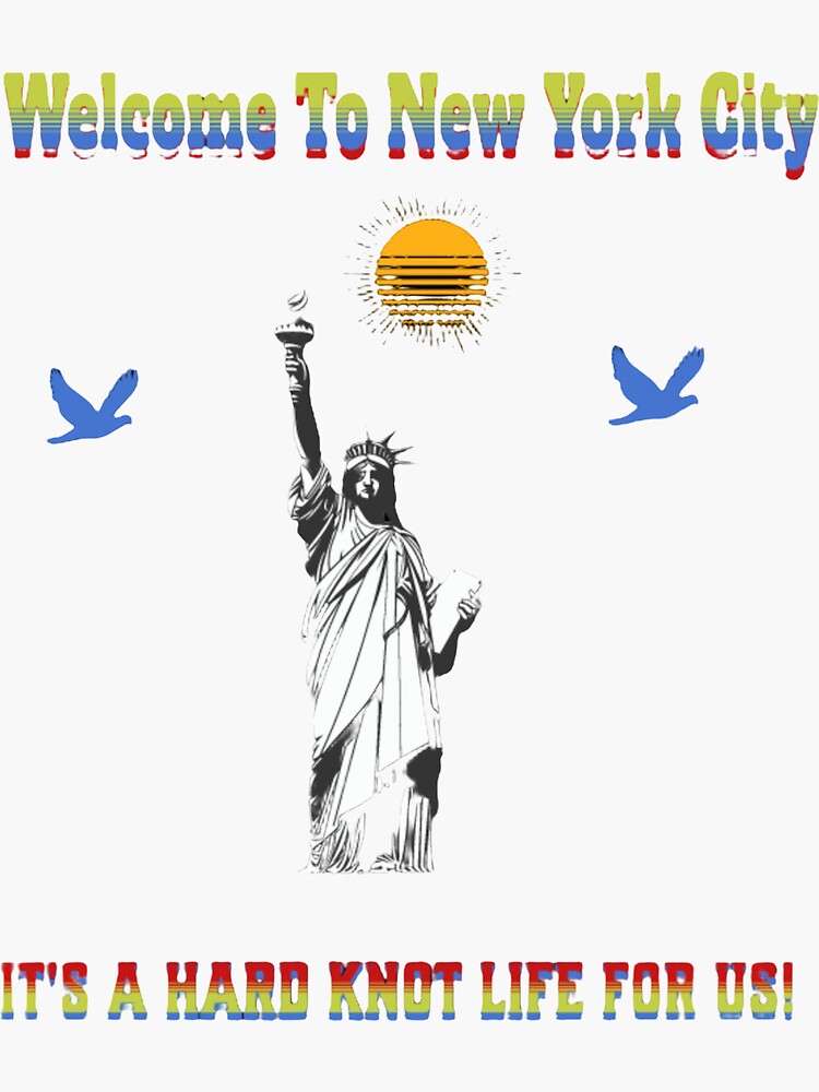 To New York City" Sticker for Sale by Luxury238 Redbubble