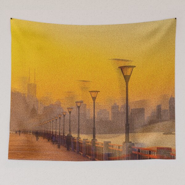 Item preview, Cityscape at sunset designed and sold by Lolly's Lane Shoppe.