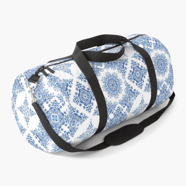 Item preview, Blue and White Mediterranean Style Tile Pattern designed and sold by PirateAvocado.