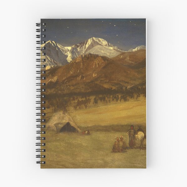 Item preview, Indian Encampment Evening by Albert Bierstadt (1877) designed and sold by allhistory.
