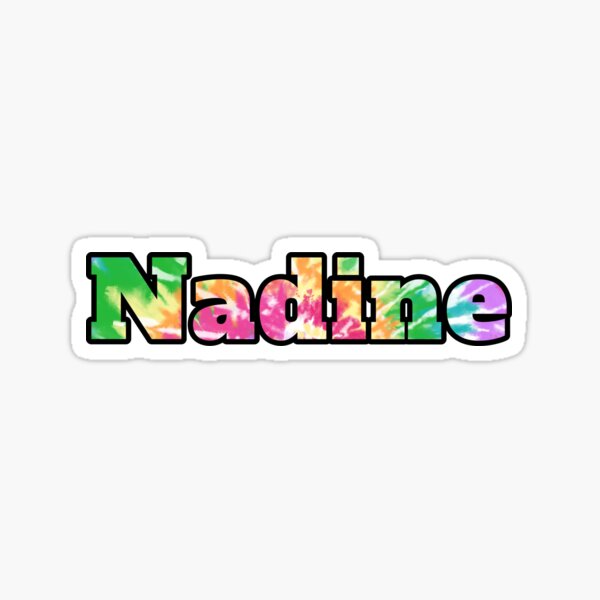 Nadine Tie Dye Sticker