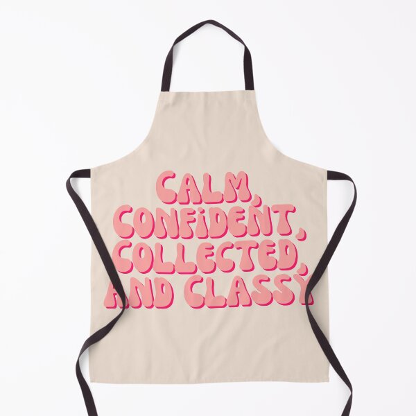 Item preview, Calm, Confident, Collected, and Classy in Peachy Pink designed and sold by Pink Ribbon.