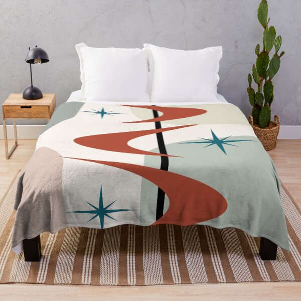Item preview, Boomerang Art on Mid Mod Background designed and sold by LisWilliams.