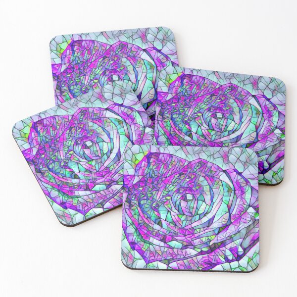Item preview, Stained Glass Rose designed and sold by AuroraSkylily.