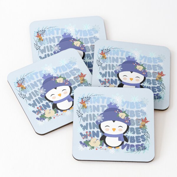 Item preview, Winter Vibes Cute Penguin Design For Winter Cold Lovers designed and sold by TrulyEpoque.