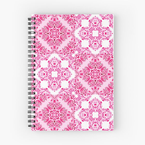 Item preview, Pink and White Mediterranean Style Tile Pattern designed and sold by PirateAvocado.