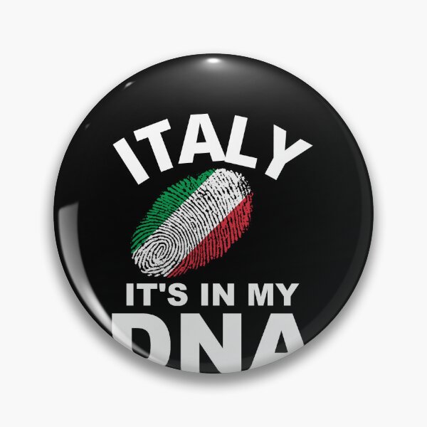 Item preview, It's in my DNA Fingerprint Italian Country Flag Italy Thumb designed and sold by Draculaura2009.