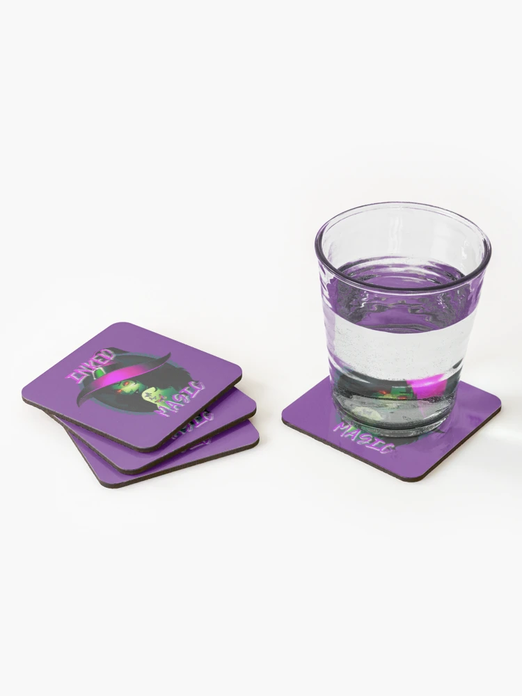 Thumbnail 2 of 5, Coasters (Set of 4), Inked Magic designed and sold by Vanessa Hogle.