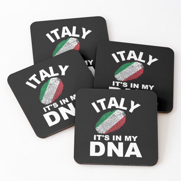 Item preview, It's in my DNA Fingerprint Italian Country Flag Italy Thumb designed and sold by Draculaura2009.
