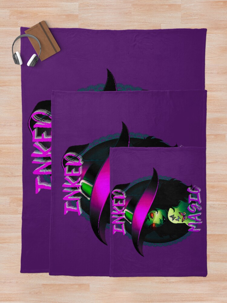 Thumbnail 5 of 6, Throw Blanket, Inked Magic designed and sold by vhogle.