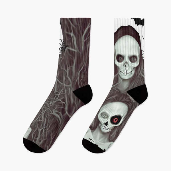 Item preview, Scary Horror Zombie Skeleton Demons designed and sold by Art-of-AI.
