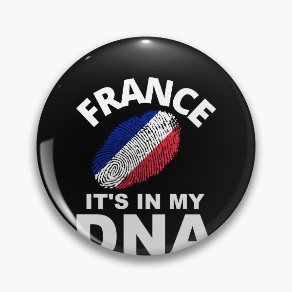 Item preview, It's in my DNA Fingerprint France French Country Flag Thumb designed and sold by Draculaura2009.