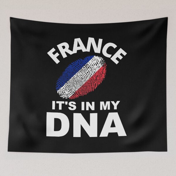 Item preview, It's in my DNA Fingerprint France French Country Flag Thumb designed and sold by Draculaura2009.