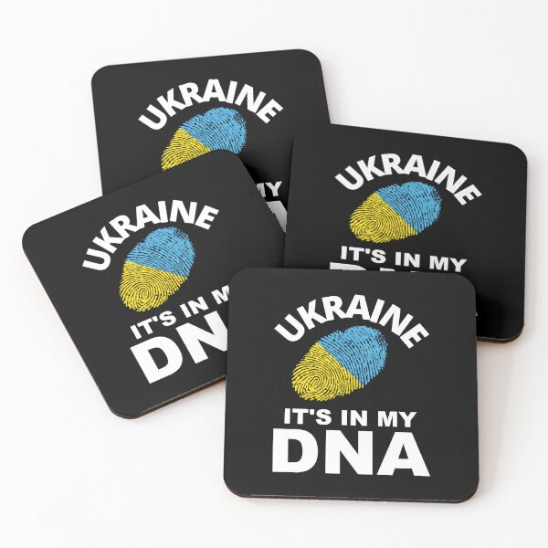 Item preview, It's In My DNA Ukraine Fingerprint Ukrainian Ukraine Flag designed and sold by Draculaura2009.